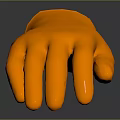 High Quality Orange Rubber Gloves with Comfortable Fit for Household Cleaning and Protection