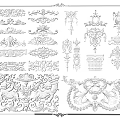 Intricate Ornate Carvings Collection With Various Decorative Patterns And Design Elements