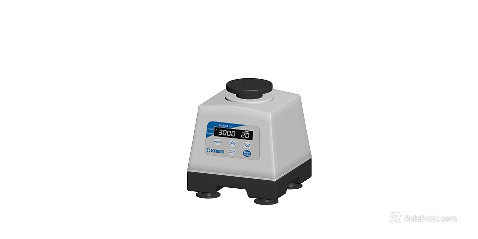 VELP Digital Laboratory Mixer With 2500 RPM Speed And Display Panel 3d model 