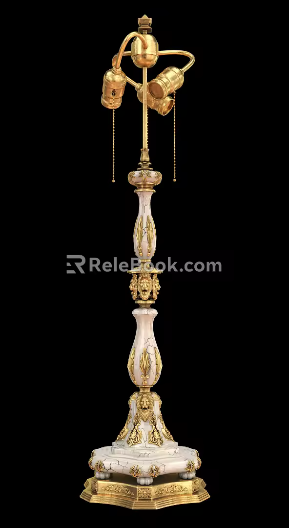 European-style special-shaped table lamp table lamp 3d model