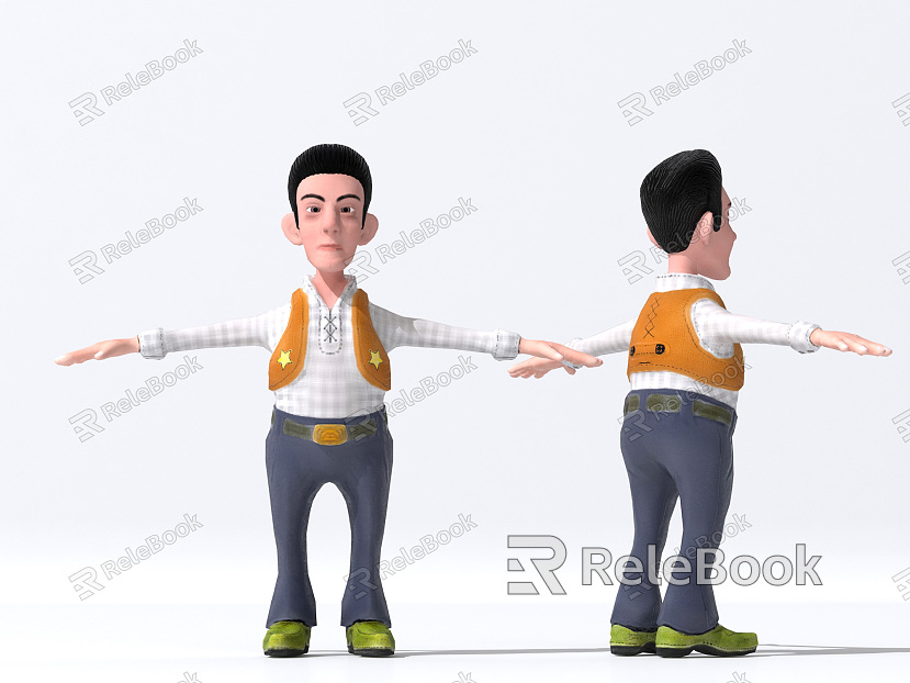 Modern Cartoon Characters Cartoon Characters model