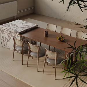 Modern table combination 3d model