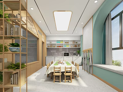 Modern baking room sub-baking room 3d model