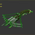 Crossbow Mechanical Crossbow Shift Bow and Arrow Shoot Far Equipment Weapons High-tech Crossbow 3d model