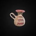 Old clay pot 3d model
