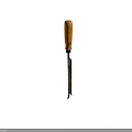 Sturdy Metal Trowel with Wooden Handle for Construction and Plastering Work