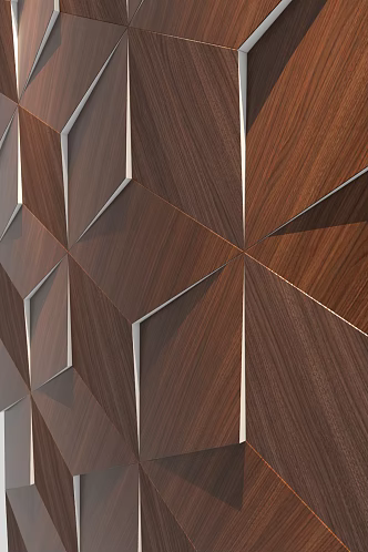 Modern wall modeling 3d model