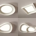 Modern Ceiling Lamp Living Room Lamp Simple Atmospheric Home Creative Hall Main Lamp Minimalist Lamp Combination 3d model