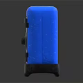 Blue Commercial Safe With Secure Lock And Durable Exterior Design