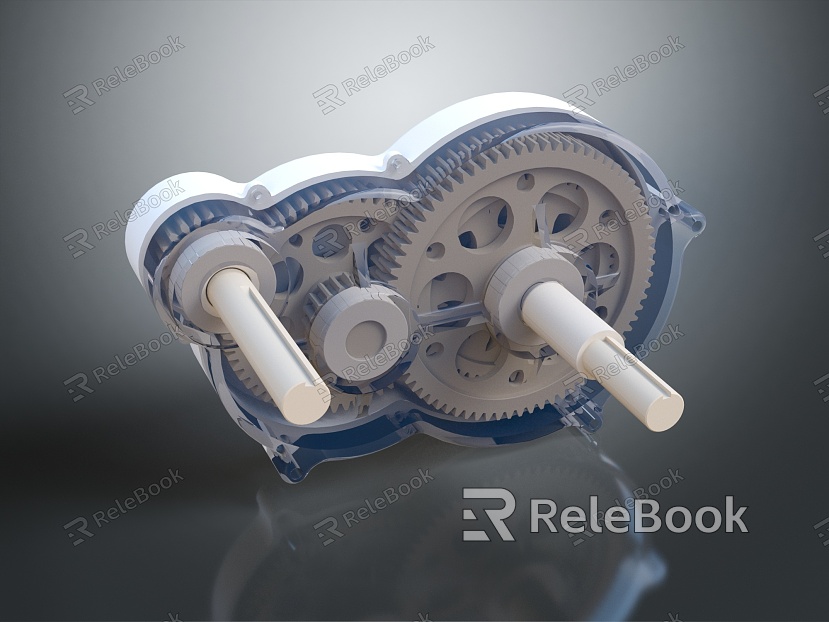 modern gear engine model