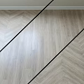 Wooden Floor Components With Light Gray Grain Herringbone And Straight Patterns 3d model