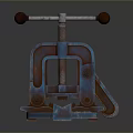 Vise vise tools Hardware tools Processing tools Furniture Realistic 3d model