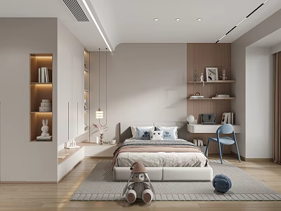 Modern Children's Room 3d model