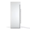 Commercial Double Glass Door Refrigerator With Stainless Steel Body And Transparent Doors