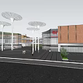 Modern Commercial Building Commercial Complex 3d model