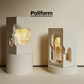 Poliform Gypsum Cornice Decorative Models With Carved Design And White