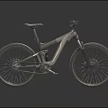 Shiny Modern Electric Bicycle With Metallic Finish Ergonomic Saddle And Wide Mountain Bike Tires