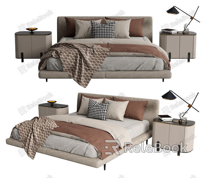 Modern Double Bed model