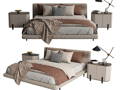 Modern Double Bed model