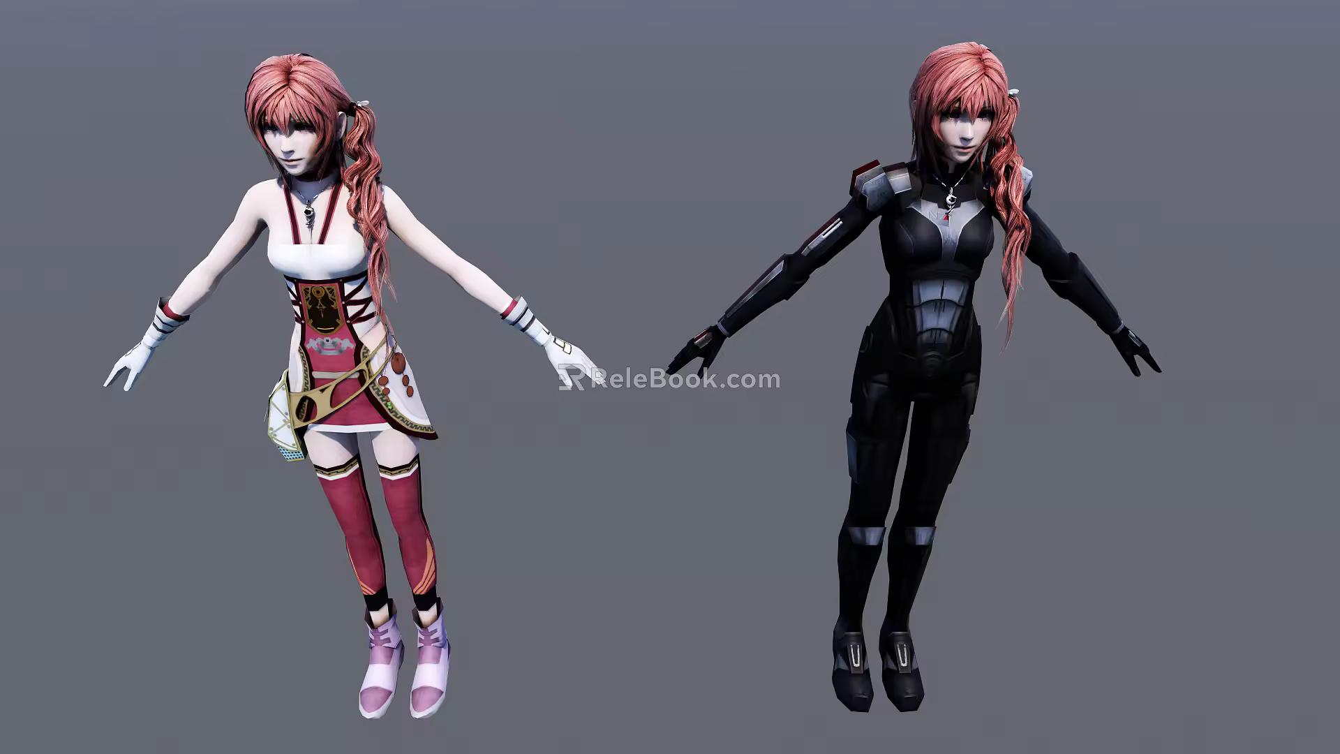 Modern Game Characters 3d model