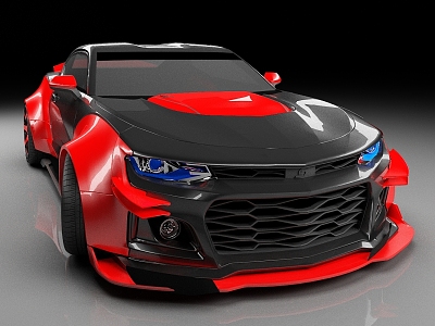 Chevrolet Camaro 2022 Car Sedan Luxury Car Racing sports car 3d model