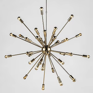 Post-modern special-shaped chandelier 3d model