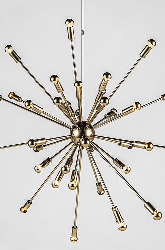 Post-modern special-shaped chandelier 3d model