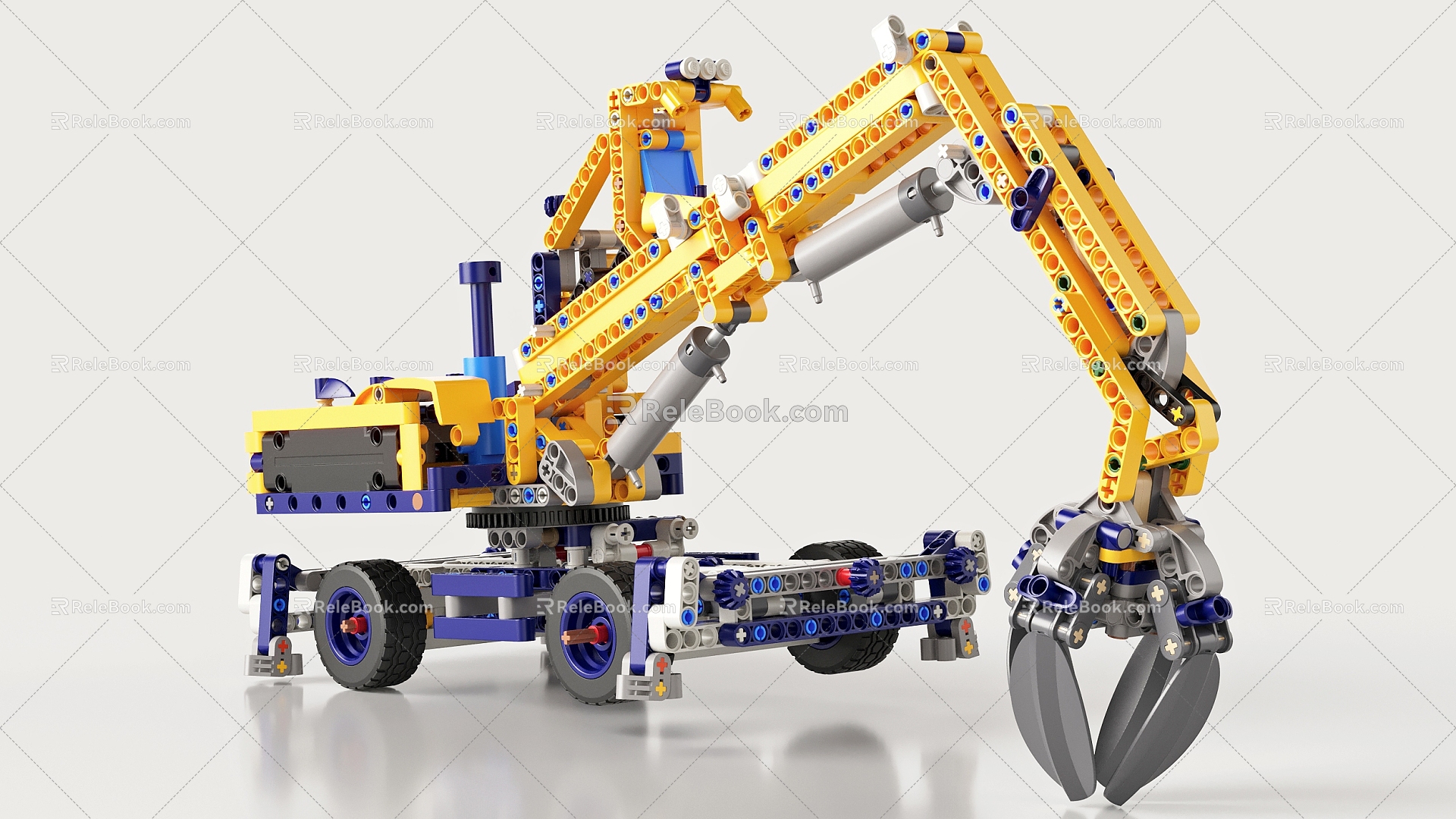 Lego Heavy Excavator 3d model