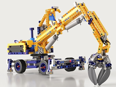 Lego Heavy Excavator 3d model