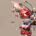 Cloisonne Enamel Butterfly 3d model