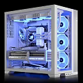 High Performance Gaming PC Case With Blue LED Fans RTX Graphics Card And ROG Motherboard