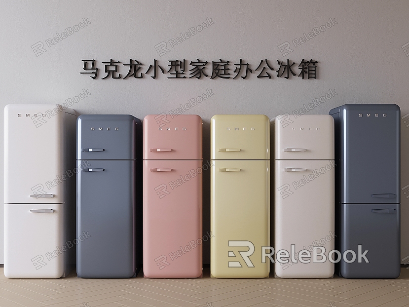 Modern Refrigerator Macarons Refrigerator Mini Refrigerator Smart Refrigerator model