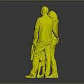 Family Group Portrait Standing Together With Children In Casual Clothes Against Gray Background