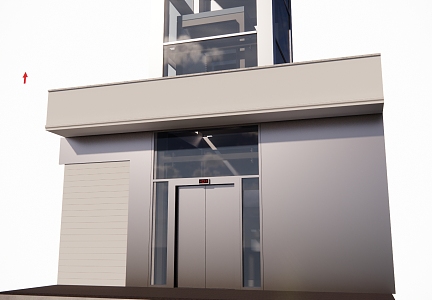 Modern Elevator 3d model