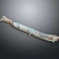Wood and Stone Artistic Decorative Piece with Natural Texture Unique Shape and Organic Design