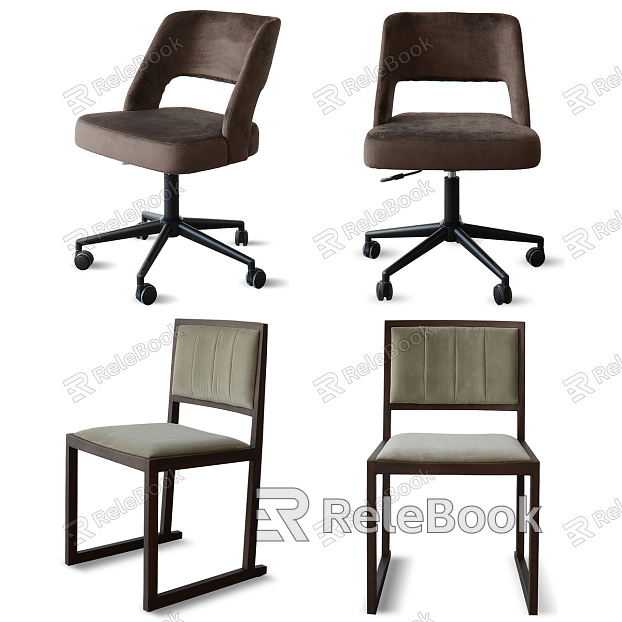 Modern Office Chair Dining Chair Office Chair Combination model