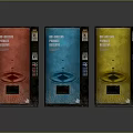 NO MESS FIREBALL Product Boxes With Red Blue Yellow Colors And Flame Design