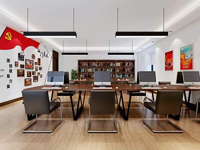 Modern Public Office Soldier's Home 3d model