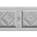 French ceiling 3d model