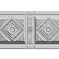 French ceiling 3d model