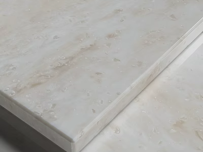 Light Beige Marble Building Component With Natural Texture And Smooth Finish For Interior Use 3d model