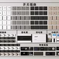 Switch Socket Rail Socket Smart Switch Movable Socket Switch Panel Socket Air Conditioning Switch Yuba Switch Strong and Weak Box 3d model