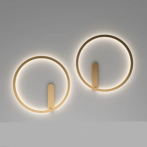Modern Simple Light Luxury Wall Lamp 3d model