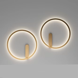 Modern Simple Light Luxury Wall Lamp 3d model