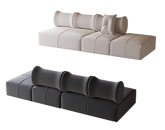 modern living room sofa leisure sofa 3d model