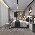 Modern Living Dining Room Interior With Sofa Coffee Table TV Wall And Cabinets