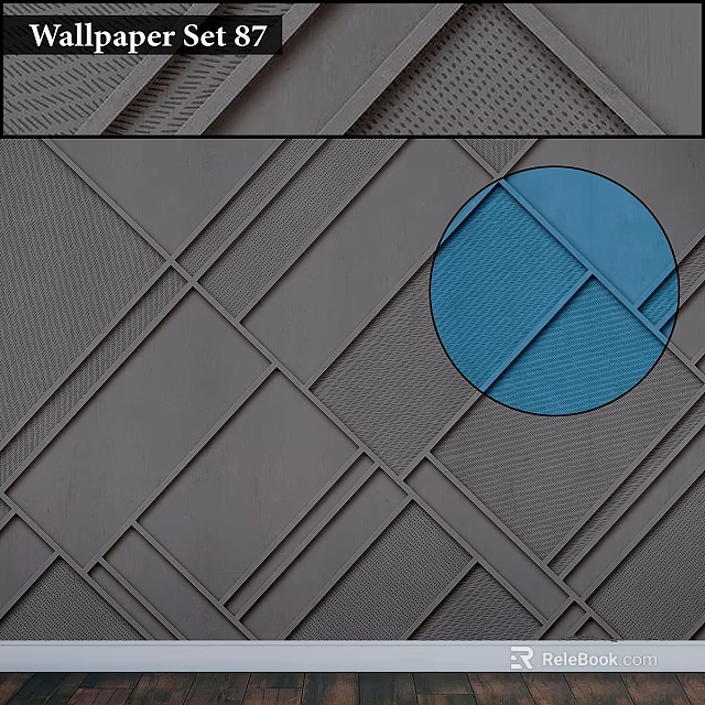 Modern Industrial Components With Grid Lines Interlocking Patterns And Textured Design 3d model 
