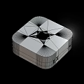Apple Mac Mini Compact Desktop Computer With White Design Logo And Multiple Ports