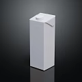 Modern White Decorative Ornament Set With Sleek Minimalist Design And Smooth Surface