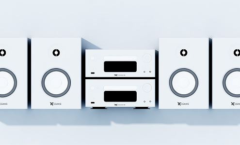 Modern sound speaker 3d model